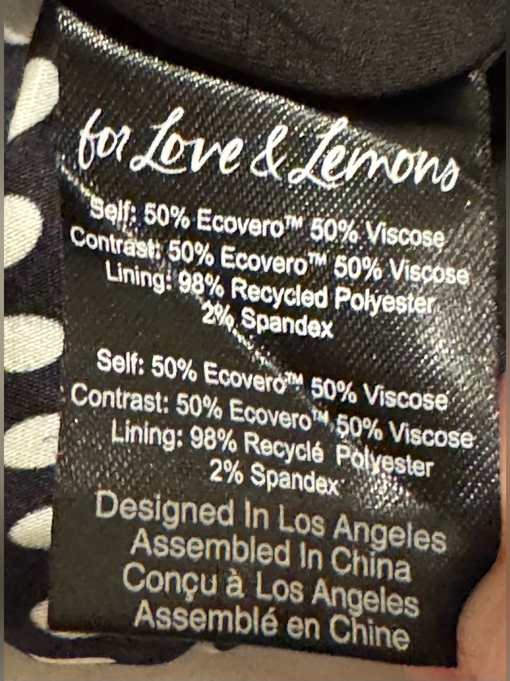 For Love and Lemons Women’s Mochi Shirred Mini Dress Polka Dot Floral Size XS - Picture 8 of 11